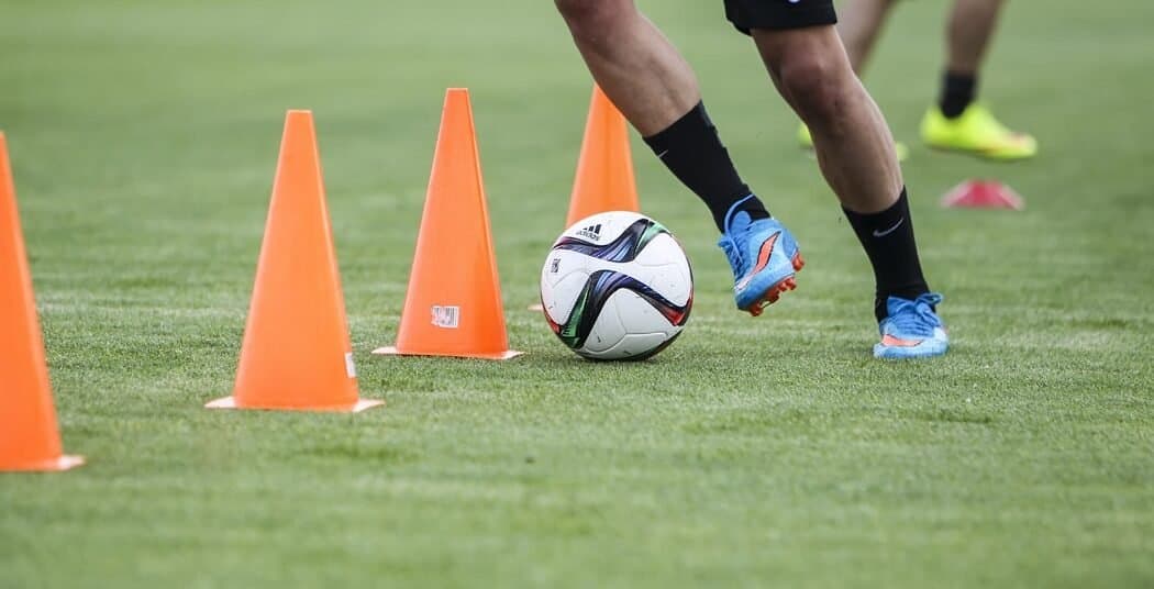 Entrainement de football